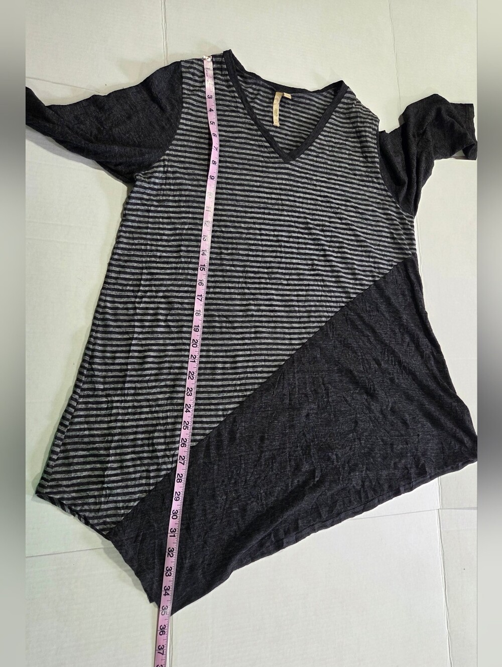 Comfy USA Gray Striped Outfit - Picture 9 of 10